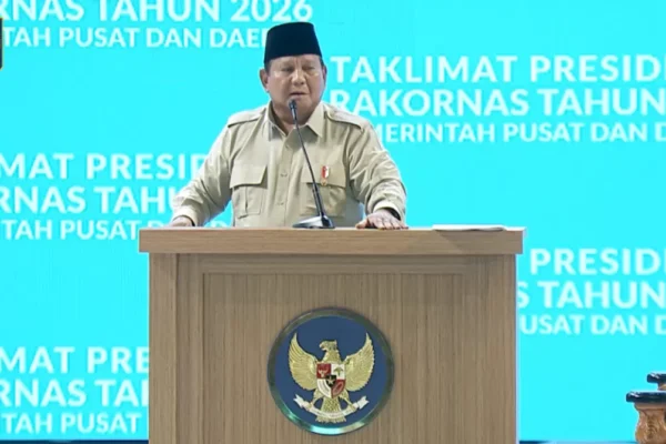 Di Rakornas 2026, Presiden Prabowo Tekankan Pentingnya Pemimpin Adil dan Jujur