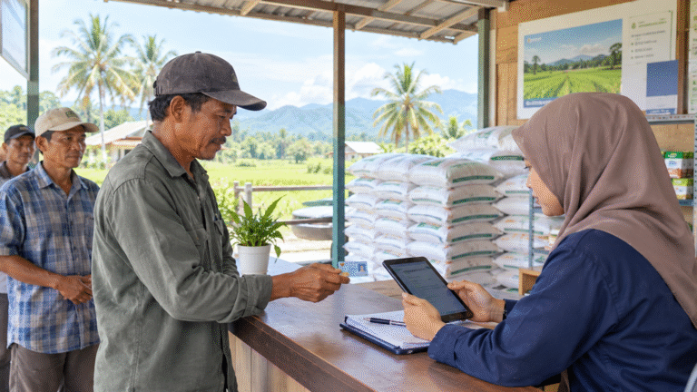 Koperasi Merah Putih Permudah Petani Tebus Pupuk Subsidi Pakai KTP